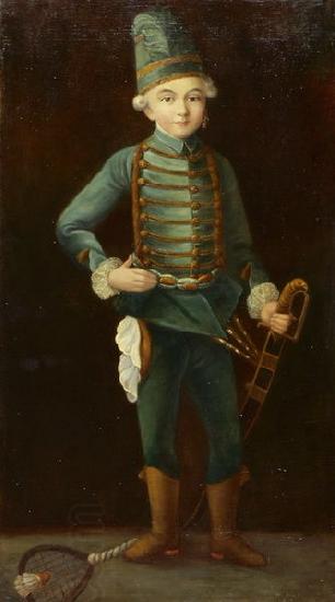 Friedrich August von Kaulbach Portrat eines Jungen in Husarenuniform China oil painting art